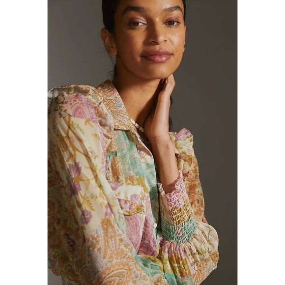 Anthropologie MISA V-Neck Buttonfront Maxi Dress $478 - Picture 2 of 7